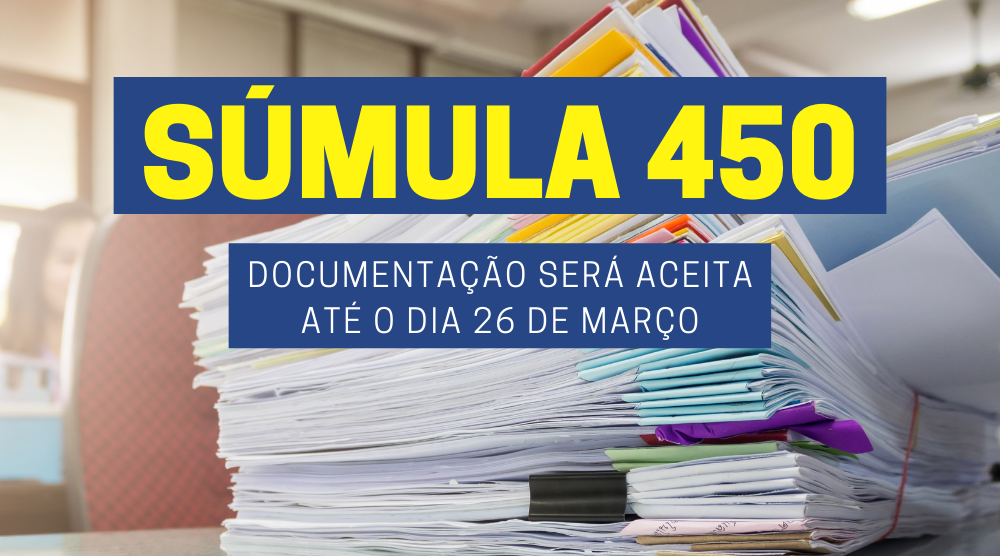 URGENTE – Súmula 450 | Confira a lista de Servidores com documentação pendente