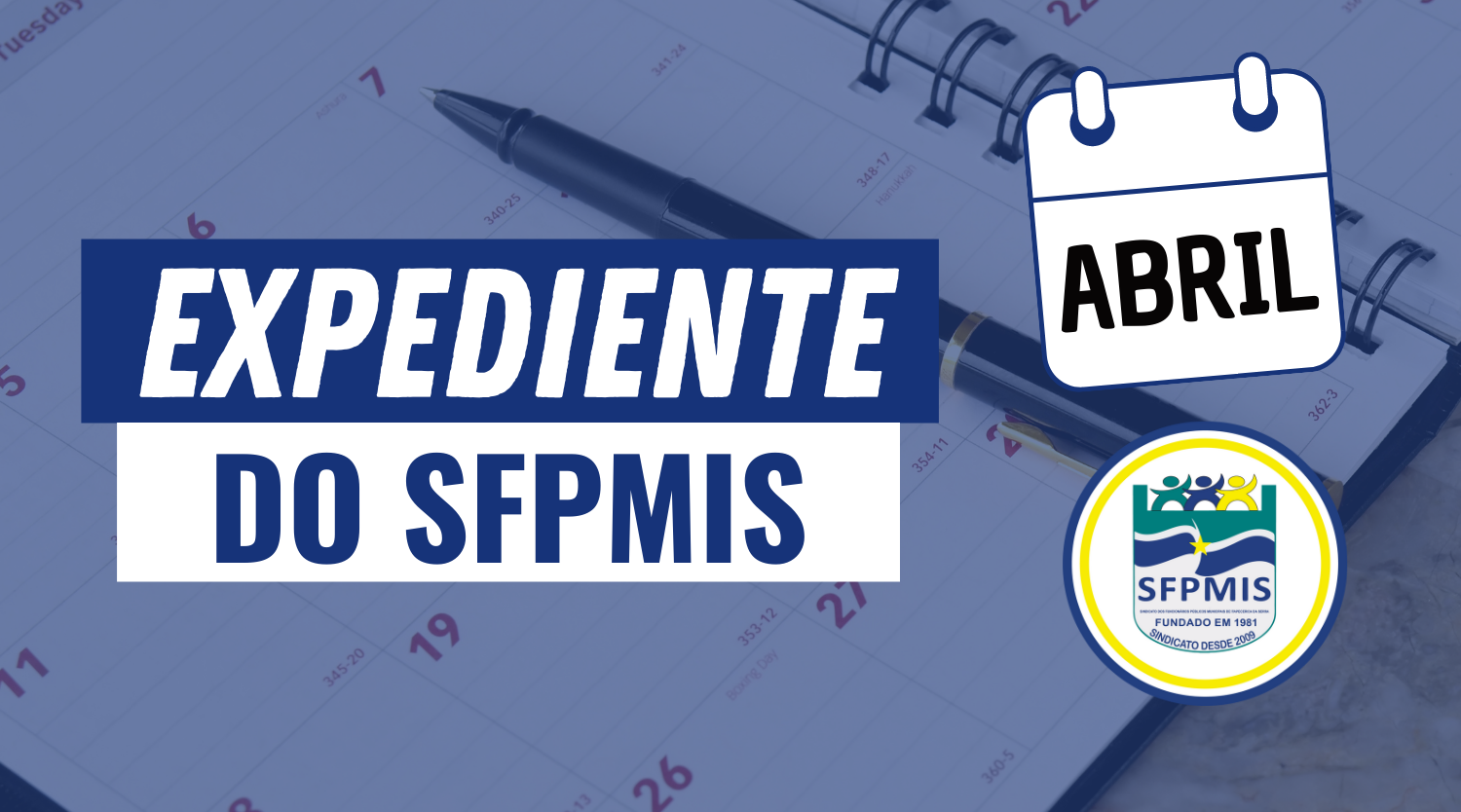 Fique atento ao expediente do SFPMIS e Grêmio nos próximos dias. Programe-se!
