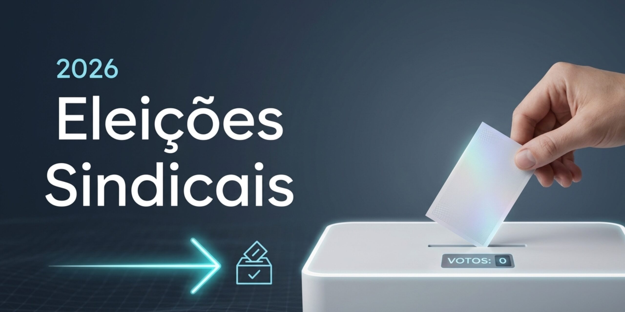 Eleição Sindical 2026 para renovação da diretoria.